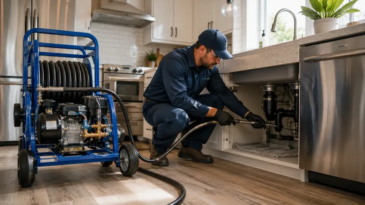 Kitchen Drain Hydro Jetting in Shoshone
