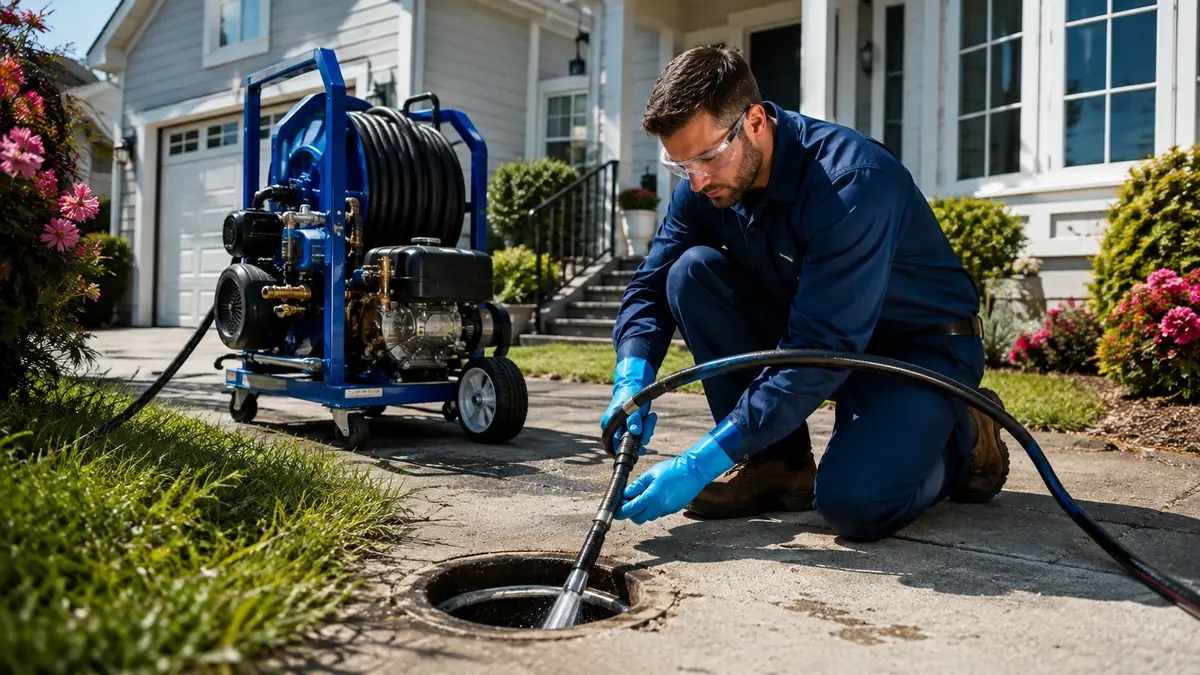 Residential Hydro Jet Drain Cleaning in Shoshone