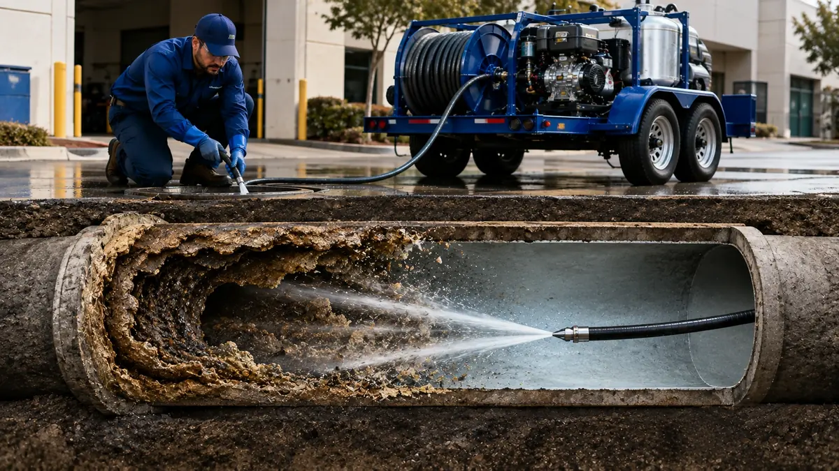 Sewer Pipe Descaling in Shoshone