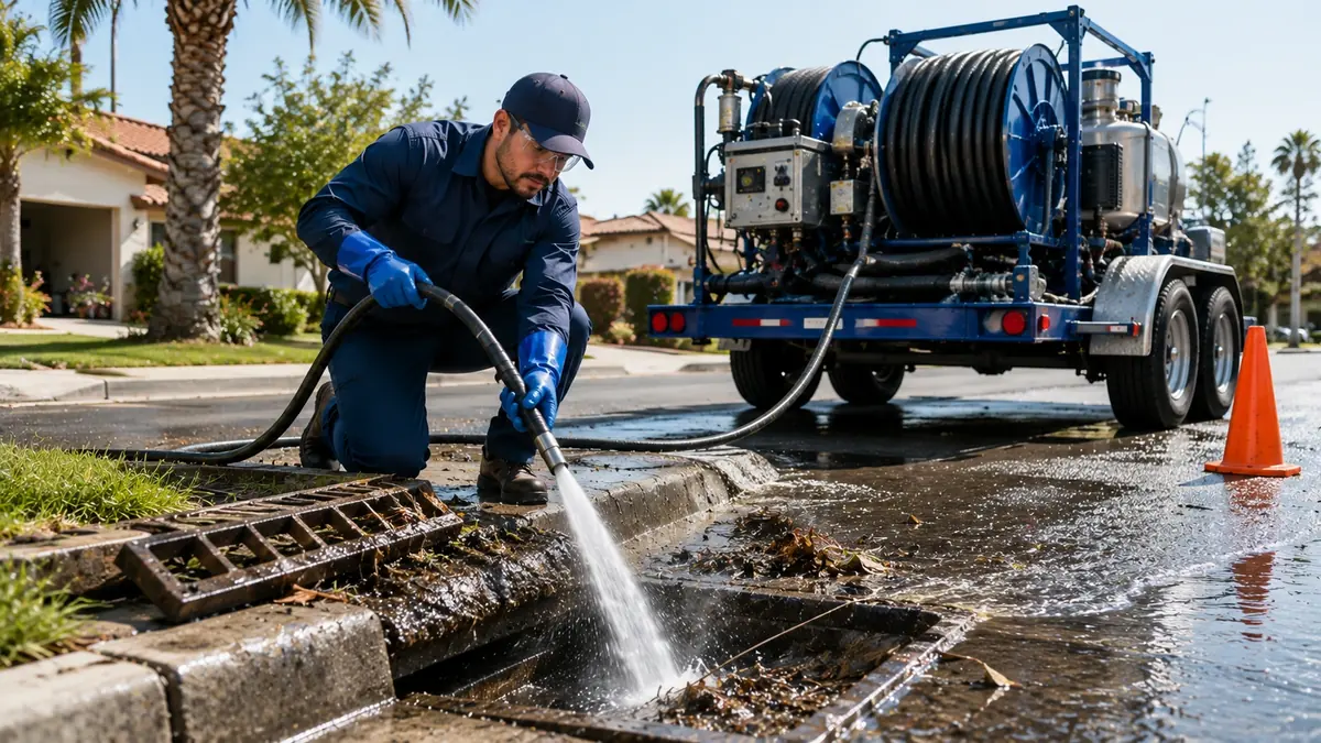Storm Drain Hydro Jet Cleaning in Shoshone